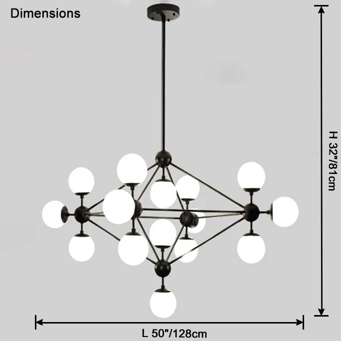 WOMO Sputnik Sphere Chandelier-WM2704 - Image 42