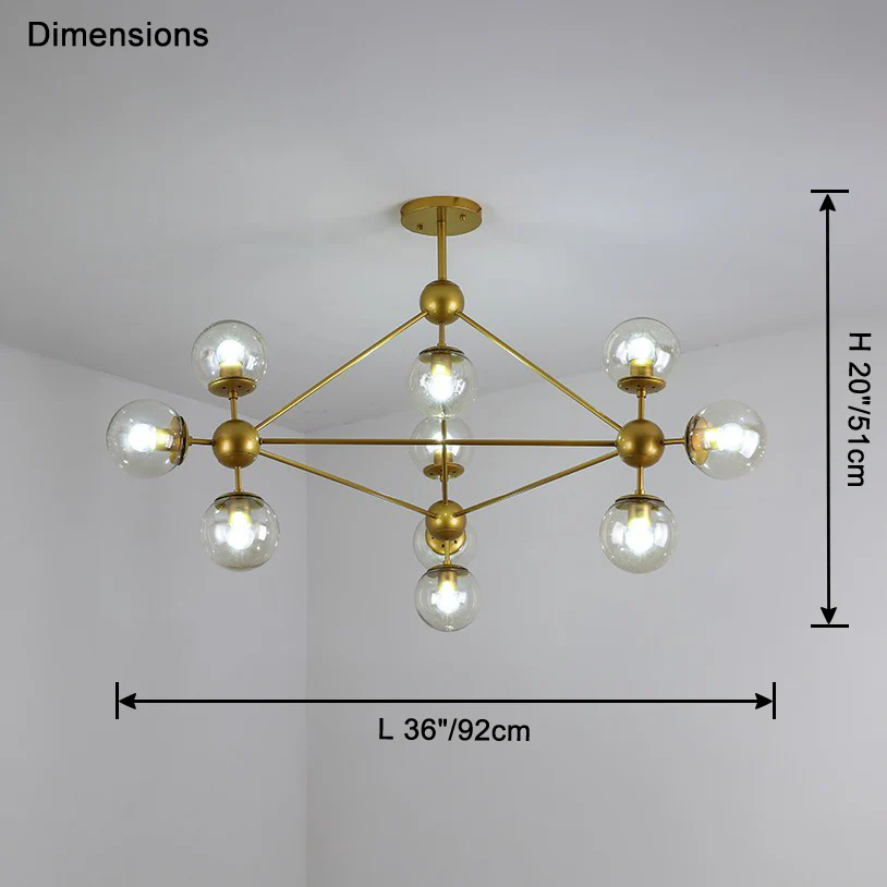 WOMO Sputnik Sphere Chandelier-WM2704 - Image 46