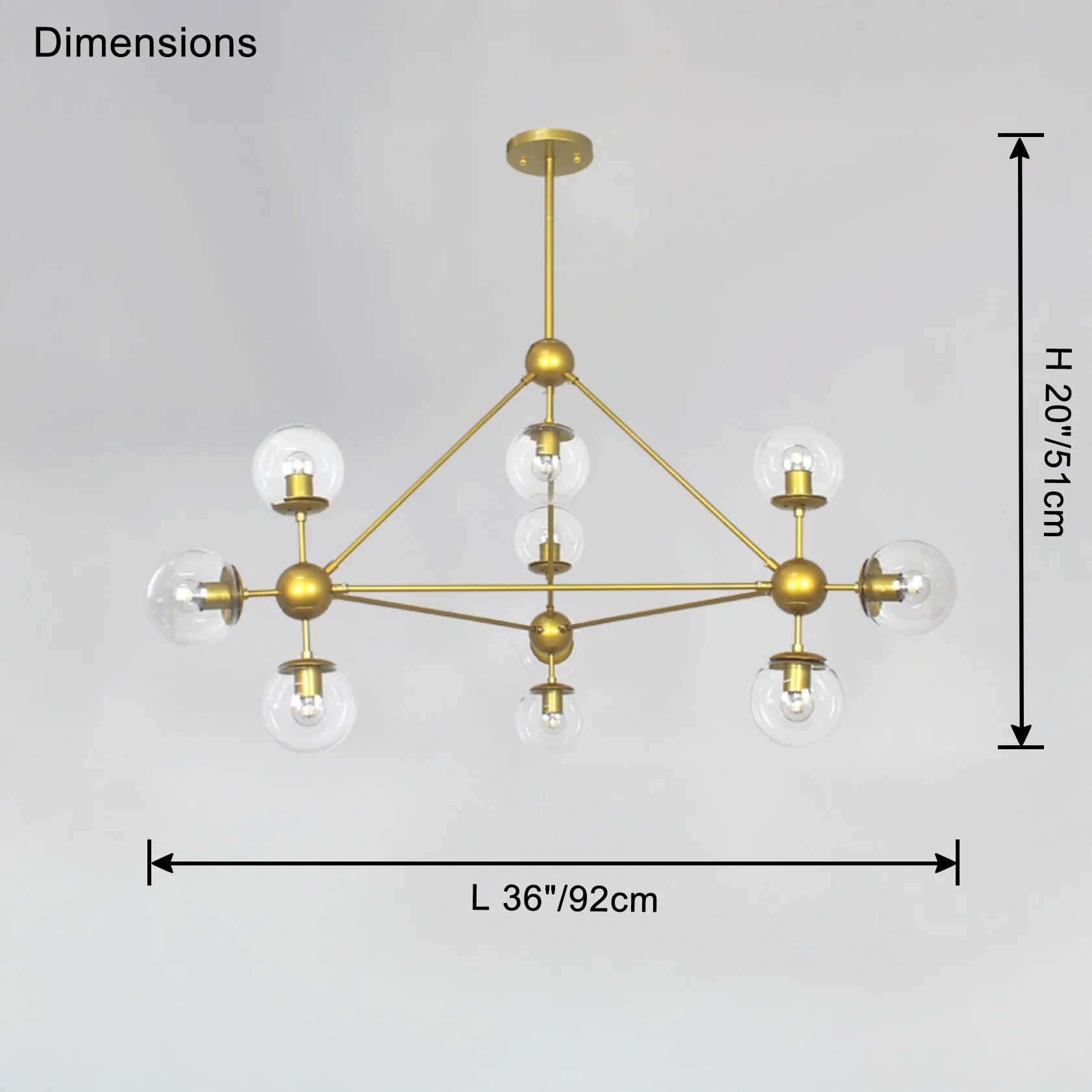 WOMO Sputnik Sphere Chandelier-WM2704 - Image 52