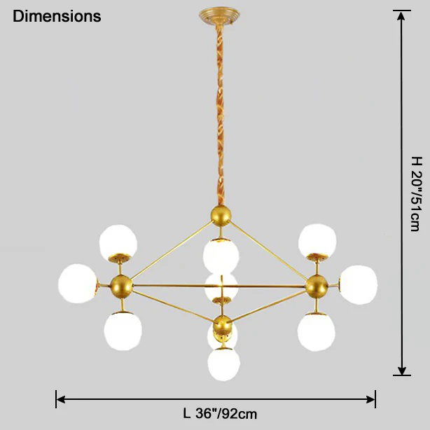WOMO Sputnik Sphere Chandelier-WM2704 - Image 58