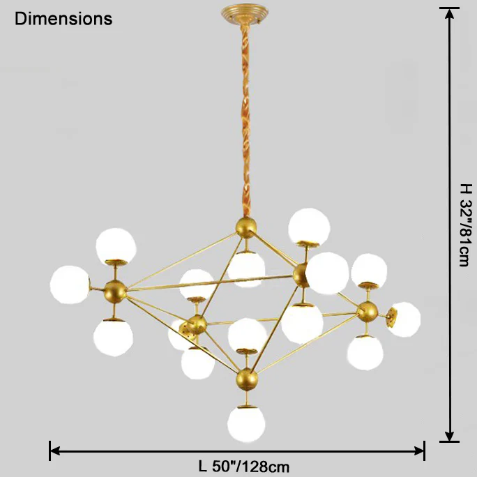 WOMO Sputnik Sphere Chandelier-WM2704 - Image 60