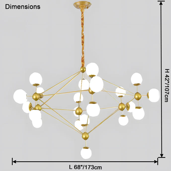 WOMO Sputnik Sphere Chandelier-WM2704 - Image 62