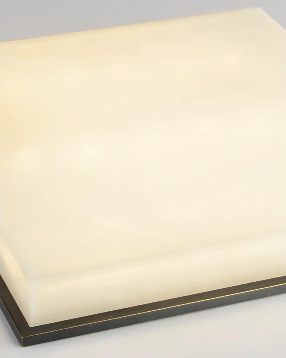 WOMO Square Alabaster Flush Mount Ceiling Light-WM1149 - Image 10