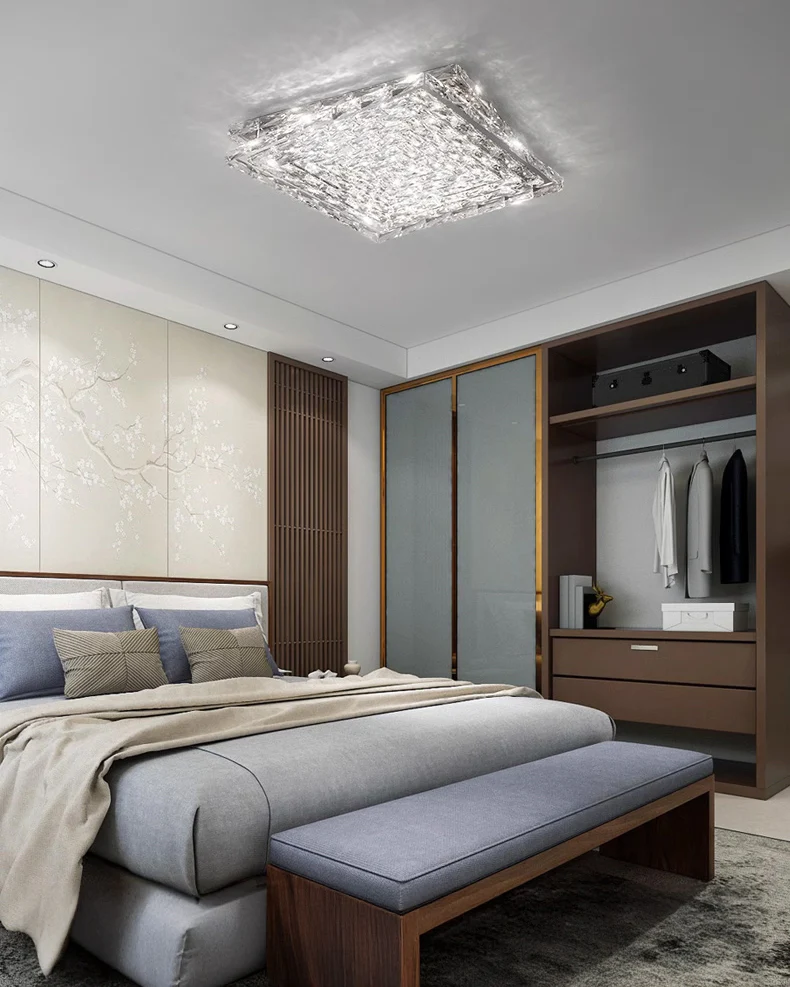 WOMO Square Crystal Ceiling Light-WM1141 - Image 15