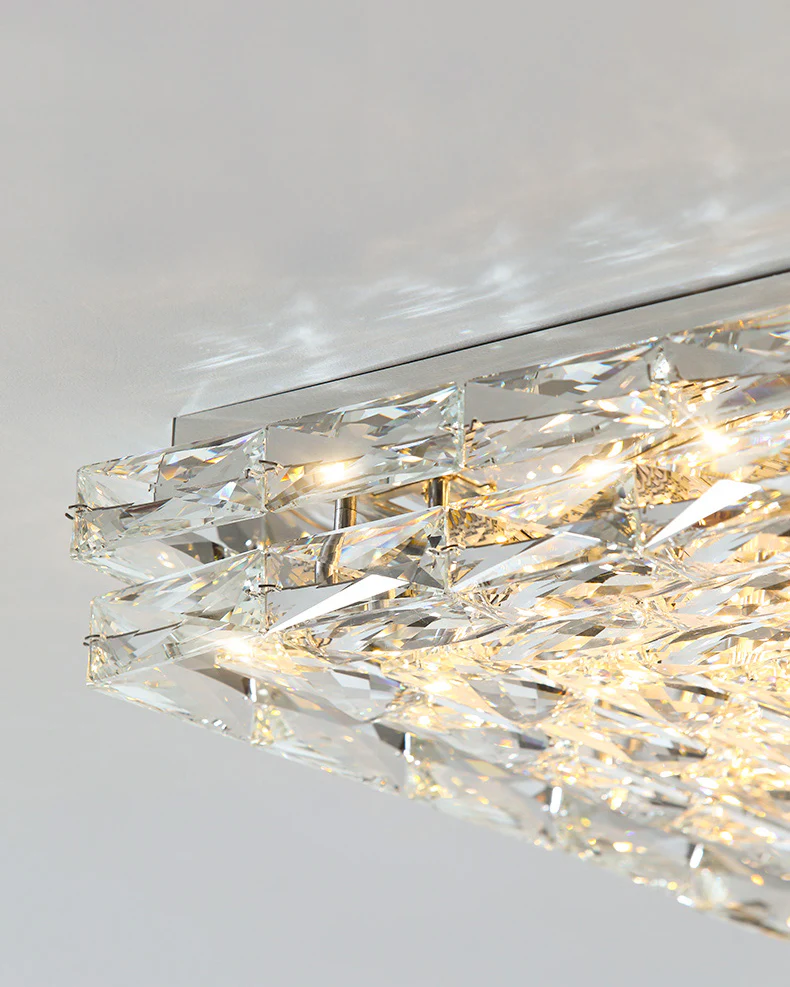 WOMO Square Crystal Ceiling Light-WM1141 - Image 18