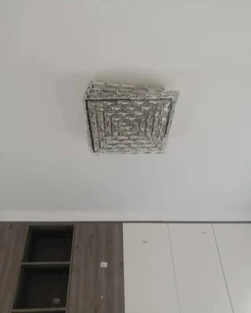 WOMO Square Crystal Flush Mount Ceiling Light-WM1130 - Image 14