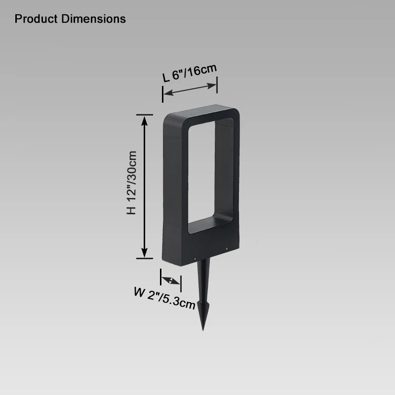 WOMO Square Hardwired Pathway Light-WM9046 - Image 10