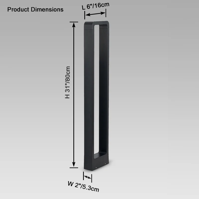 WOMO Square Hardwired Pathway Light-WM9046 - Image 20