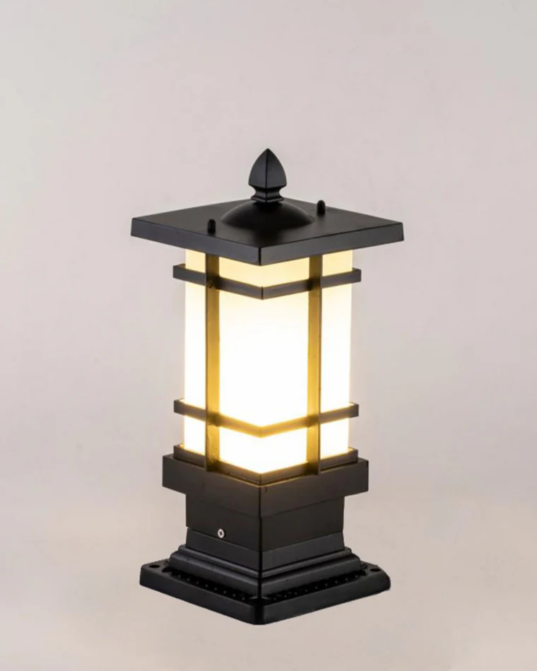 WOMO Square Outdoor Pillar Light-WM9063 - Image 12