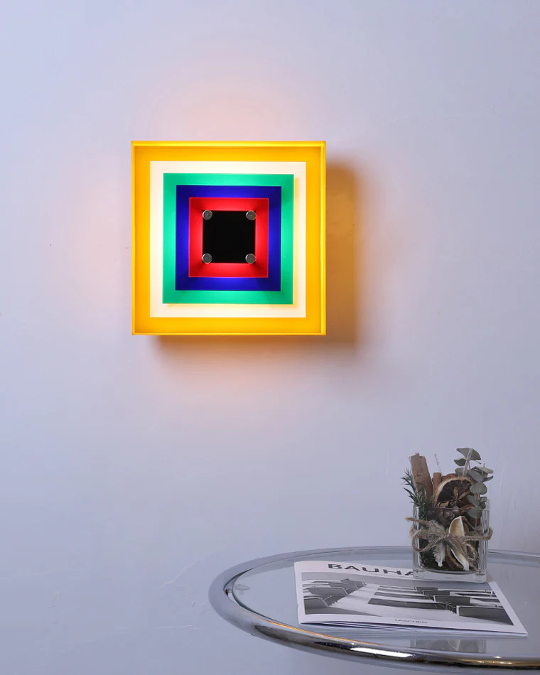 WOMO Square Sculptural Wall Sconce-WM6047 - Image 26