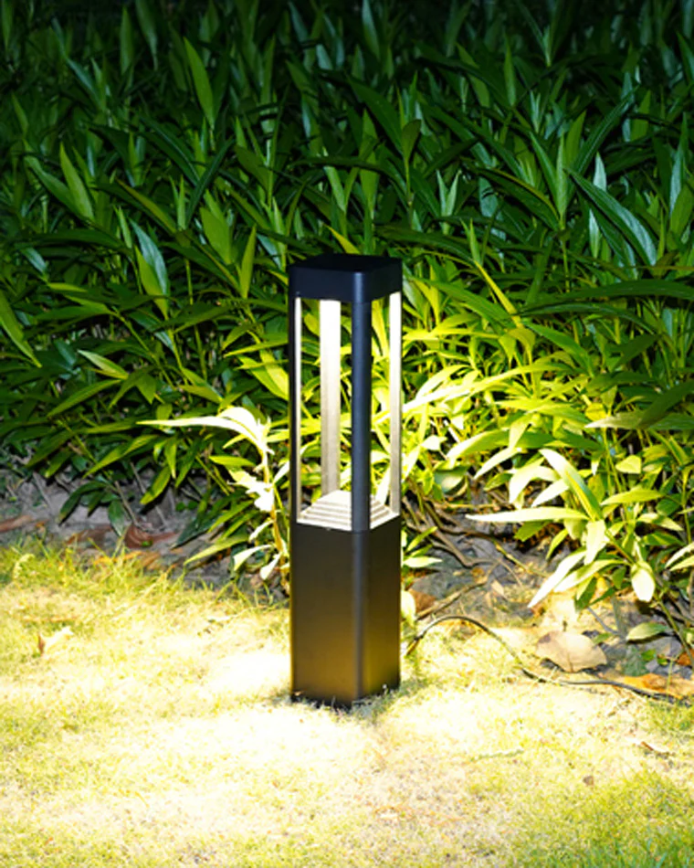 WOMO Square Solar Bollard Light-WM9111 - Image 4