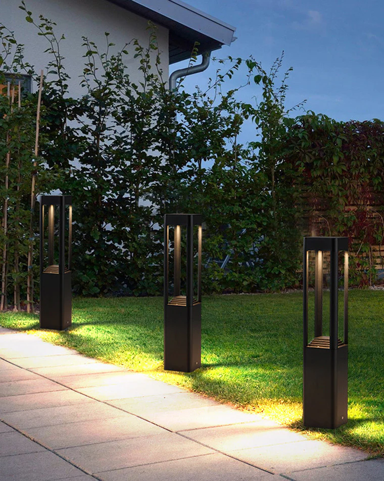 WOMO Square Solar Bollard Light-WM9111 - Image 6
