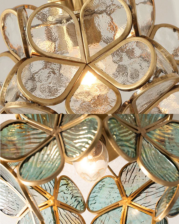 WOMO Tiffany Floral Ceiling Light-WM1128 - Image 28