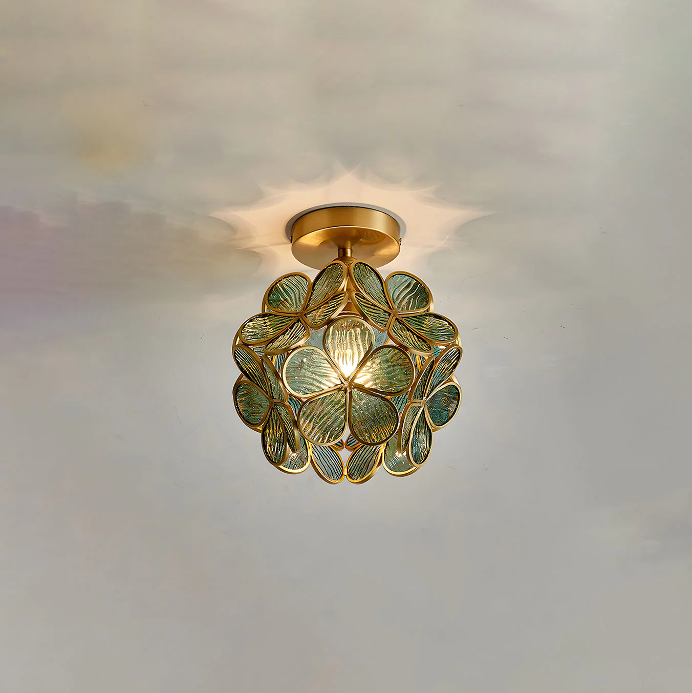 WOMO Tiffany Floral Ceiling Light-WM1128 - Image 32