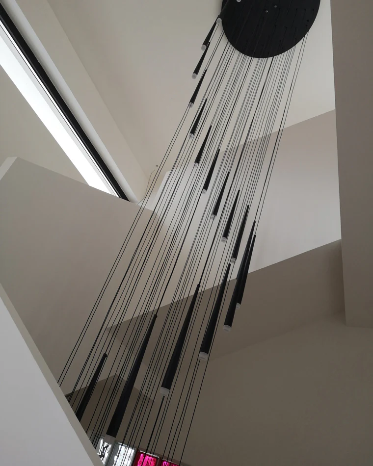 WOMO Cone Spiral Cascading Chandelier-WM2204 - Image 19
