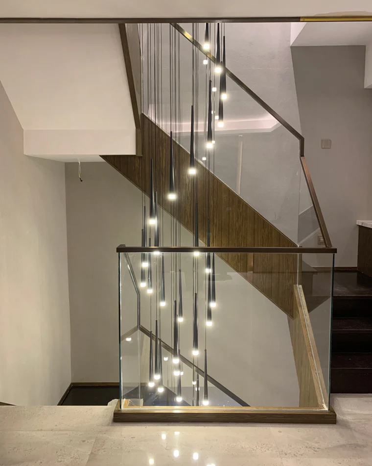 WOMO Cone Spiral Cascading Chandelier-WM2204 - Image 22