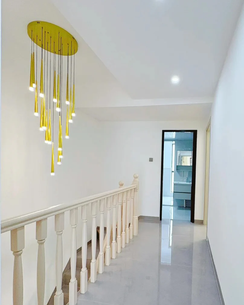 WOMO Cone Spiral Cascading Chandelier-WM2204 - Image 54