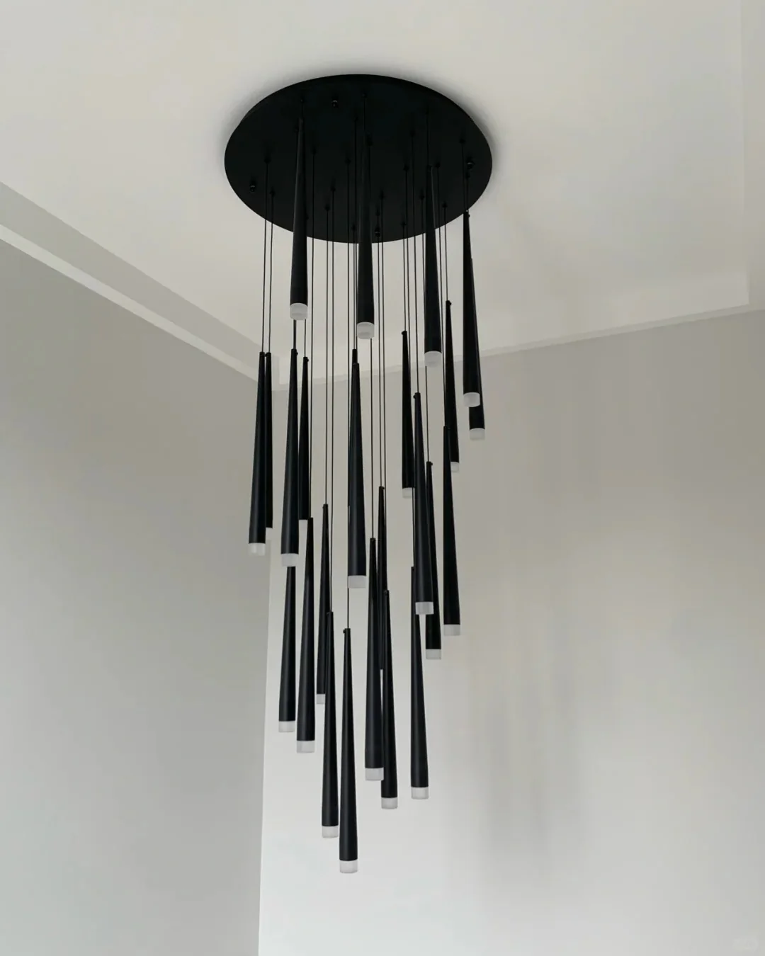 WOMO Cone Spiral Cascading Chandelier-WM2204 - Image 56