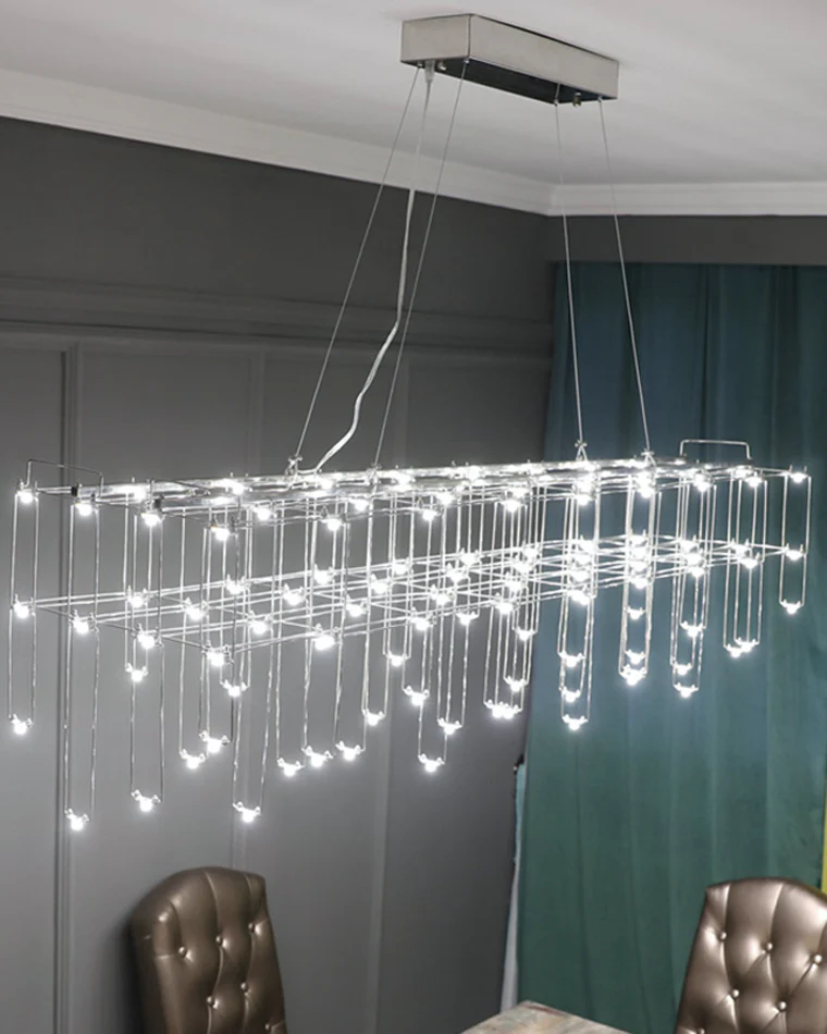 WOMO Rectangular Sculptural Chandelier-WM2200 - Image 16