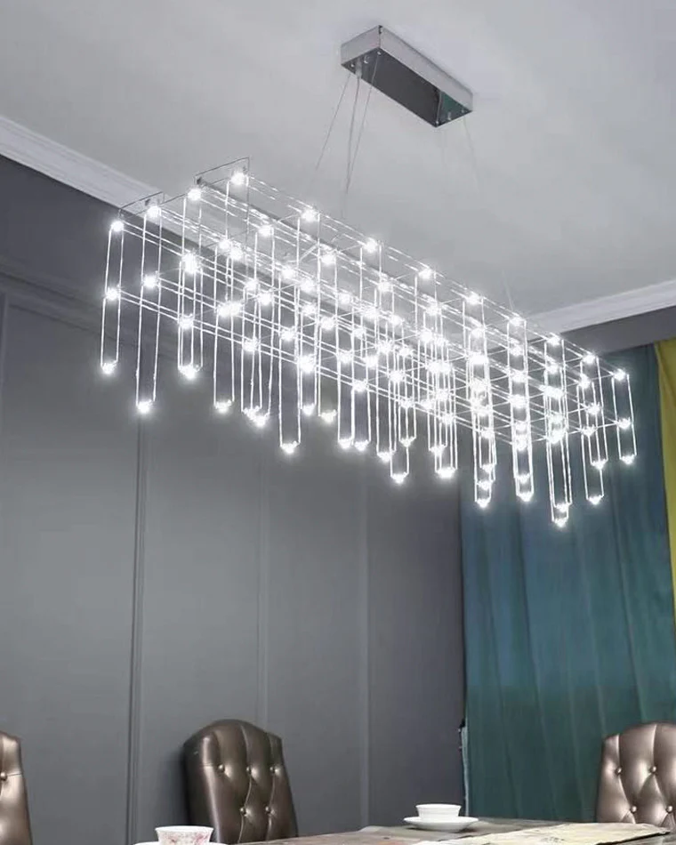 WOMO Rectangular Sculptural Chandelier-WM2200 - Image 20