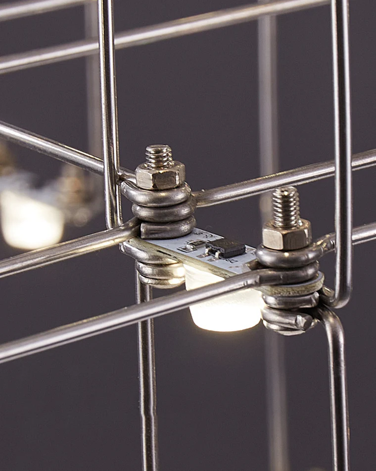 WOMO Rectangular Sculptural Chandelier-WM2200 - Image 25