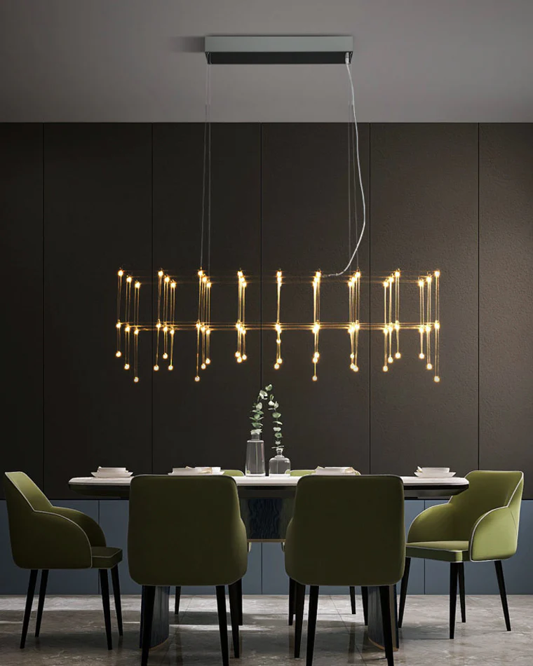 WOMO Rectangular Sculptural Chandelier-WM2200 - Image 3