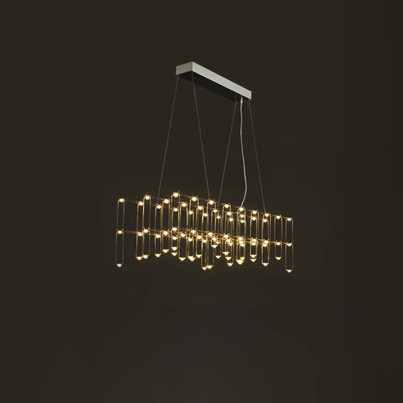 WOMO Rectangular Sculptural Chandelier-WM2200 - Image 33