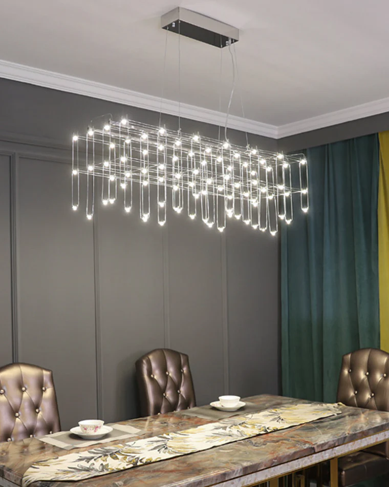 WOMO Rectangular Sculptural Chandelier-WM2200 - Image 7