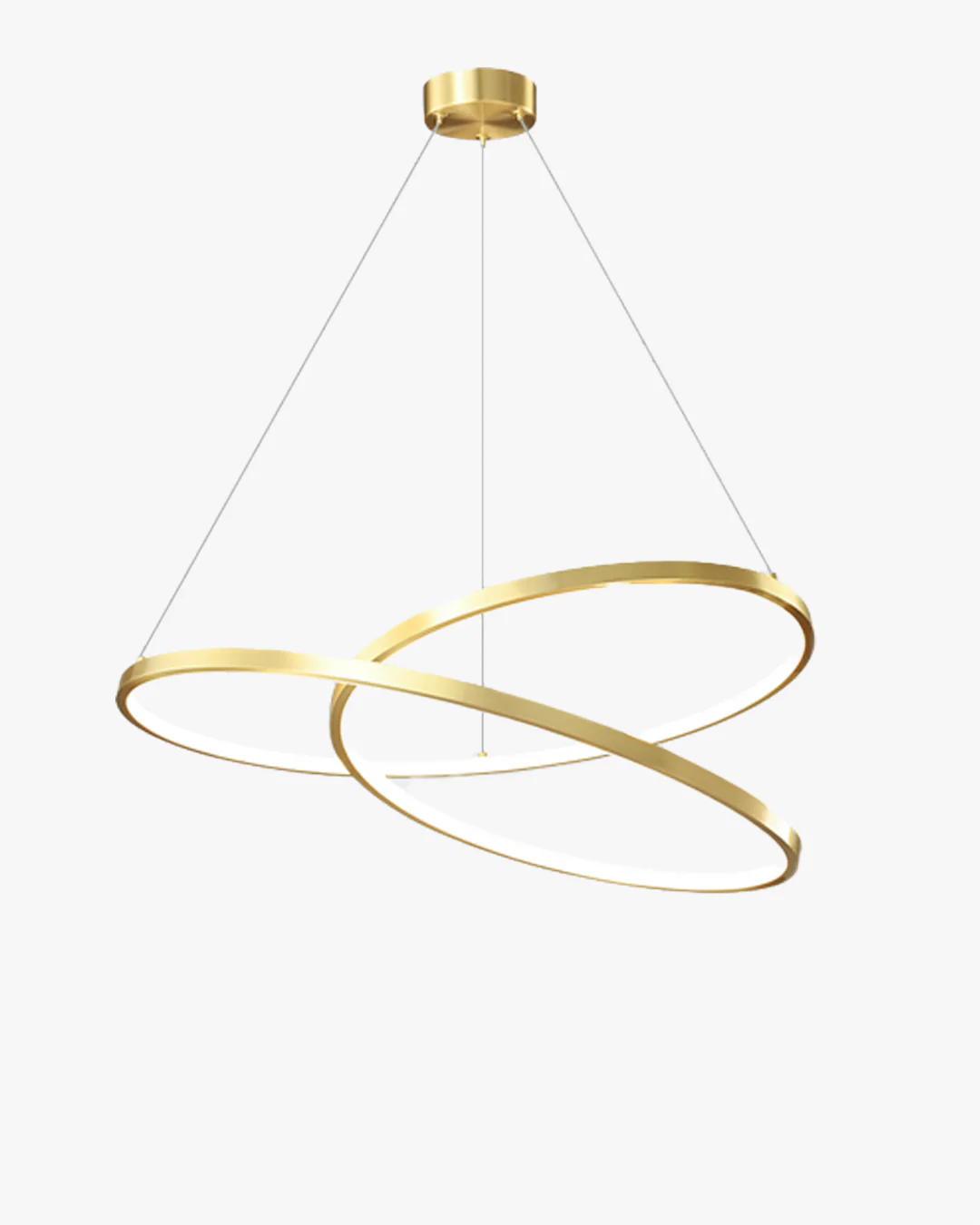 WOMO Swirl Led Brass Pendant Light-WM2354 - Image 11