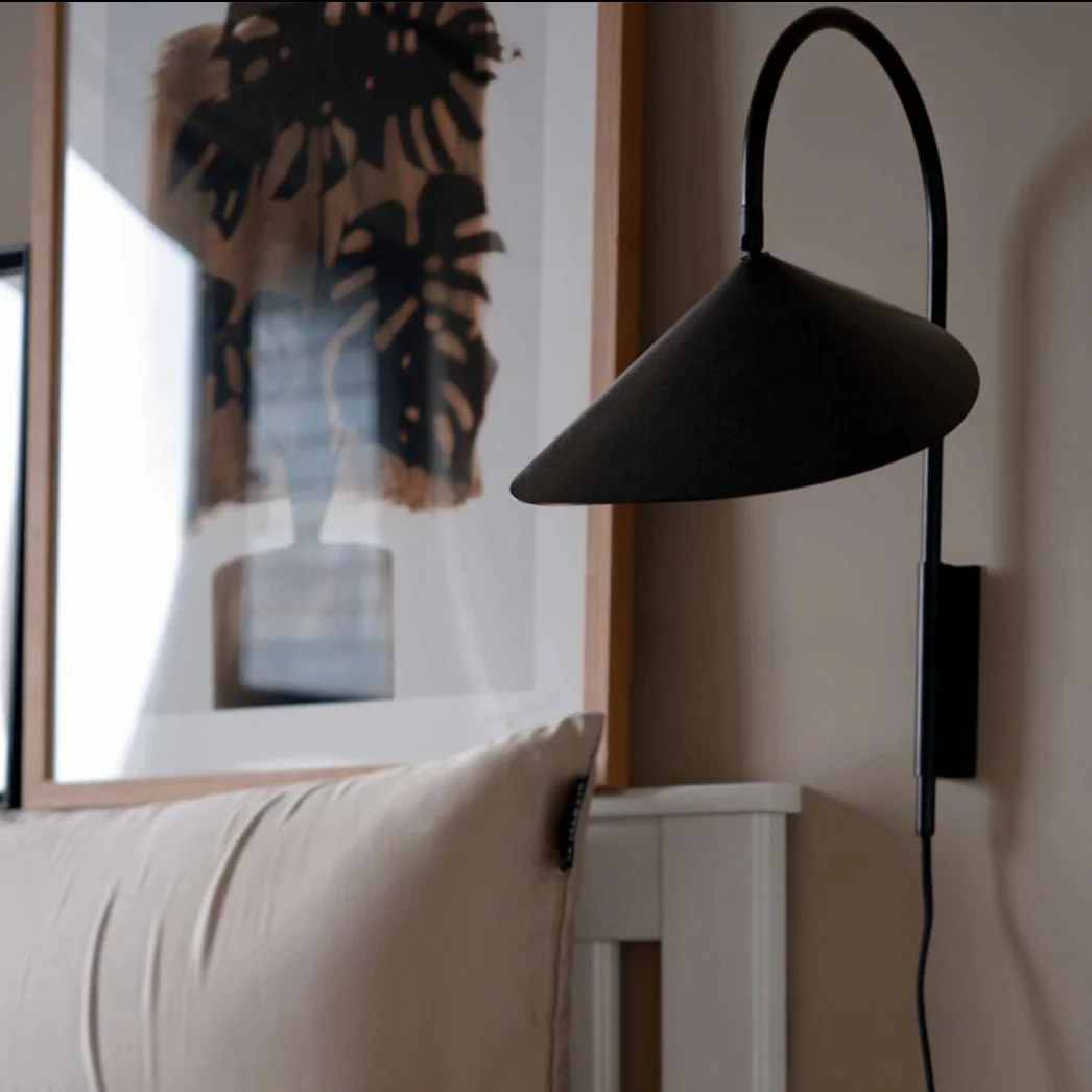 WOMO Swivel Arched Wall Sconce with Plugs and Shade-WM6119 - Image 13