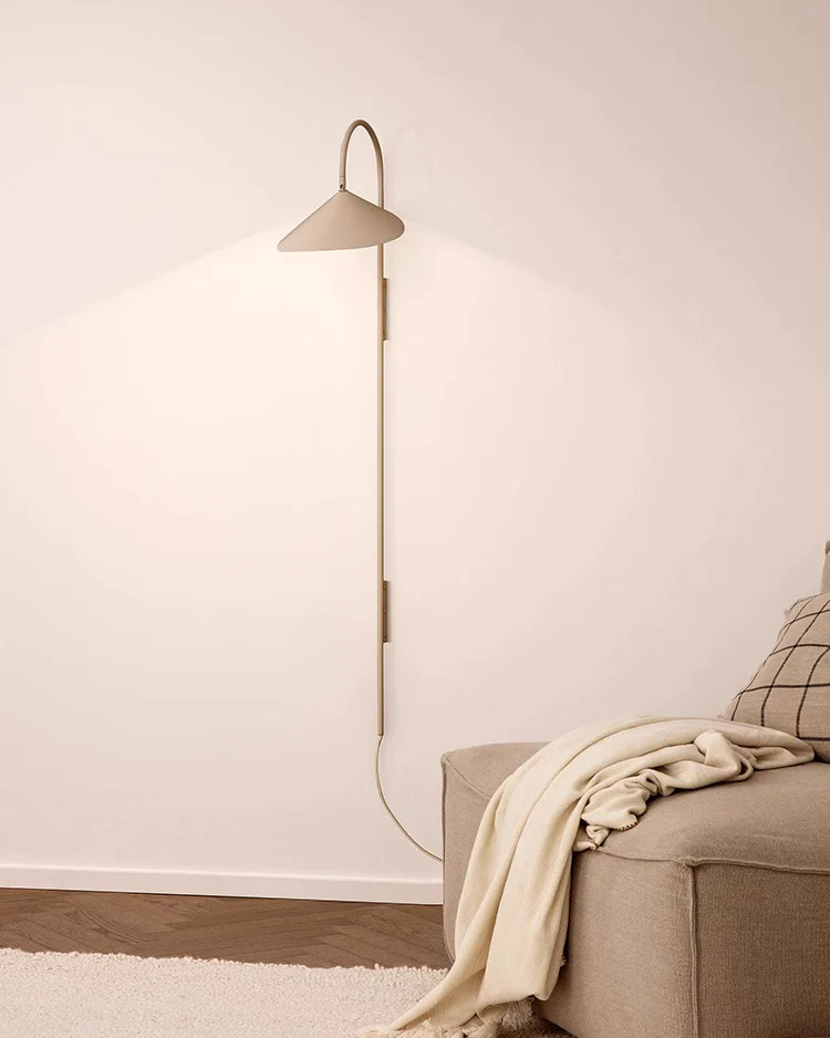 WOMO Swivel Arched Wall Sconce with Plugs and Shade-WM6119 - Image 19