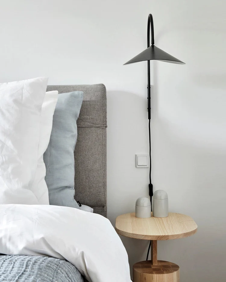 WOMO Swivel Arched Wall Sconce with Plugs and Shade-WM6119 - Image 21