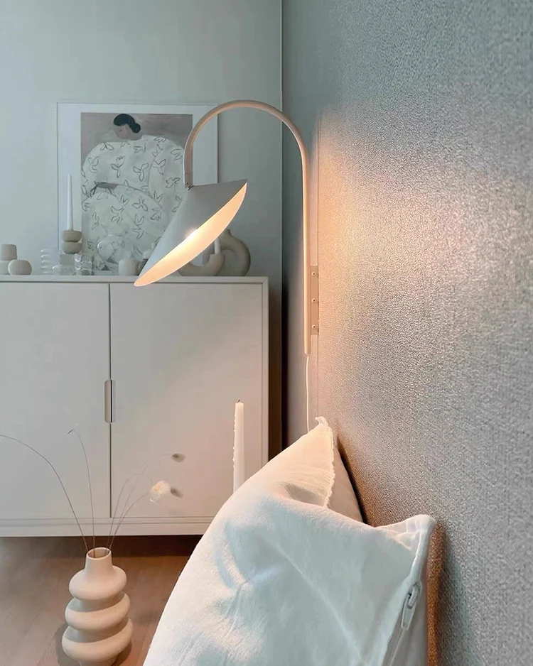 WOMO Swivel Arched Wall Sconce with Plugs and Shade-WM6119 - Image 24
