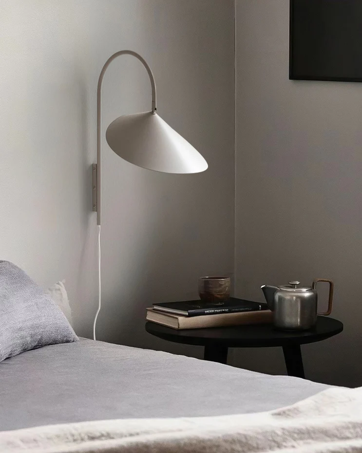 WOMO Swivel Arched Wall Sconce with Plugs and Shade-WM6119 - Image 26
