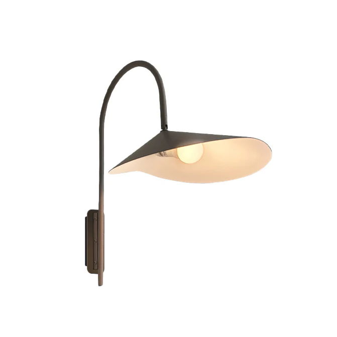 WOMO Swivel Arched Wall Sconce with Plugs and Shade-WM6119 - Image 28