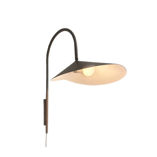 WOMO Swivel Arched Wall Sconce with Plugs and Shade-WM6119 - Image 29