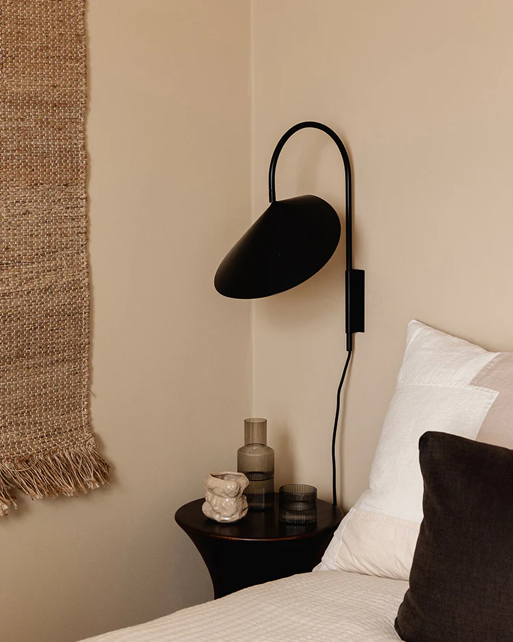 WOMO Swivel Arched Wall Sconce with Plugs and Shade-WM6119 - Image 9