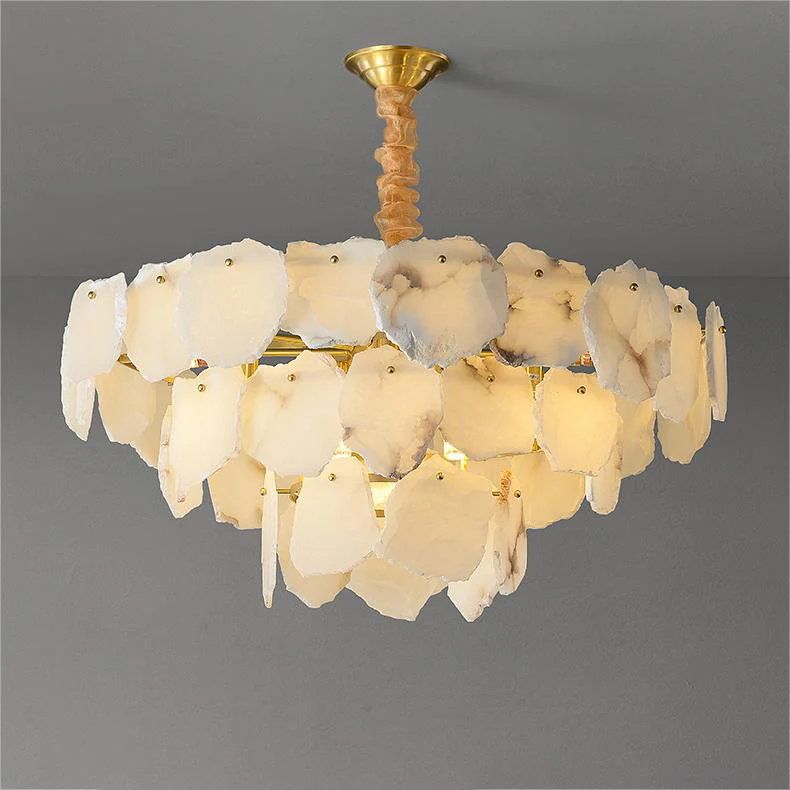 WOMO Tiered Alabaster Chandelier-WM2393 - Image 16