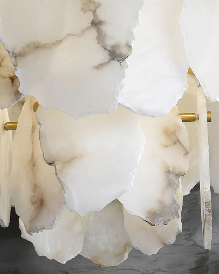 WOMO Tiered Alabaster Chandelier-WM2393 - Image 7