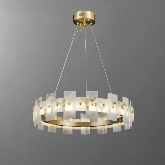WOMO Tiered Alabaster Chandelier-WM2830 - Image 13
