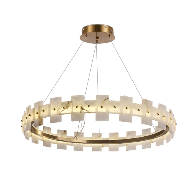 WOMO Tiered Alabaster Chandelier-WM2830 - Image 15