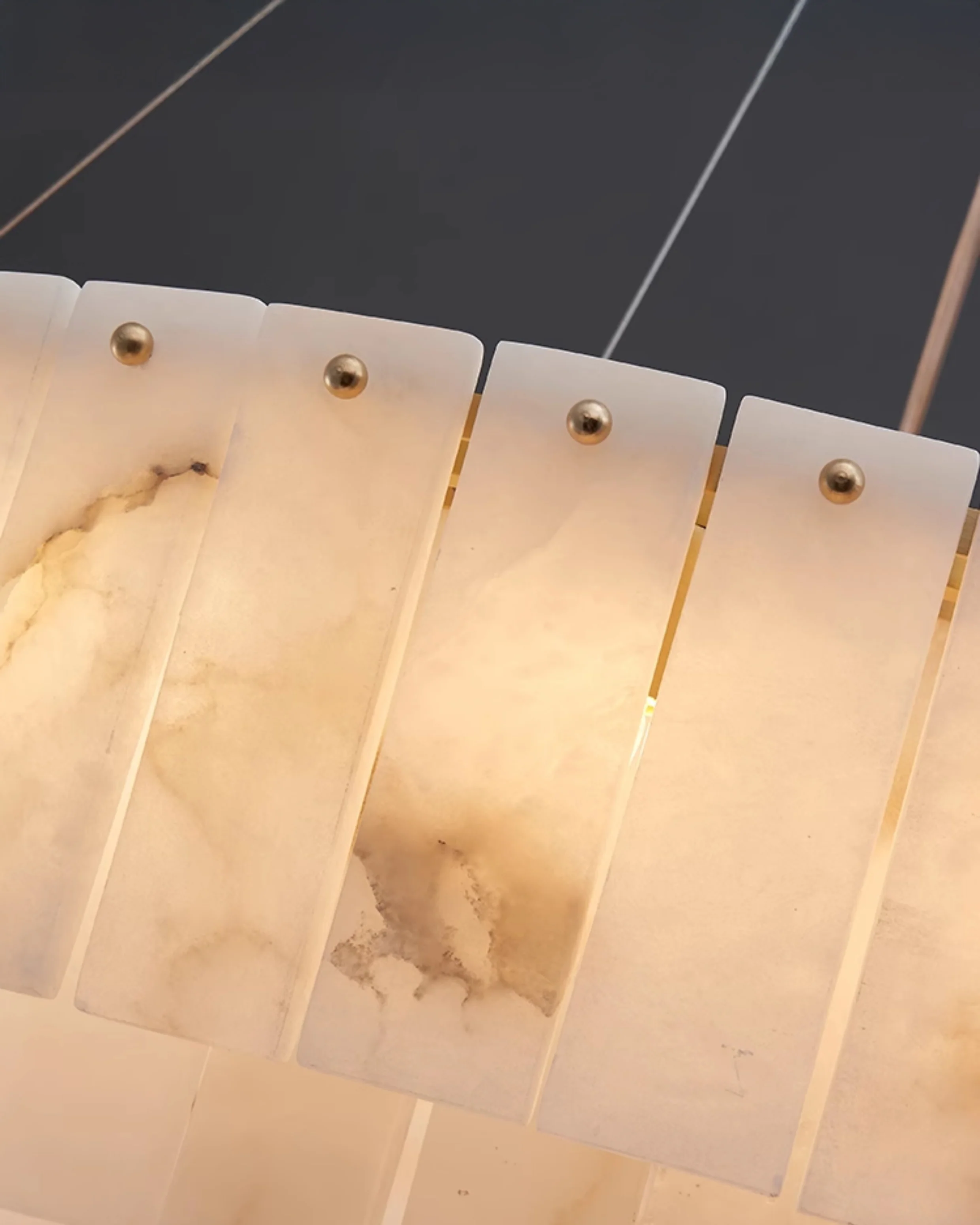 WOMO Tiered Alabaster Chandelier-WM2844 - Image 8