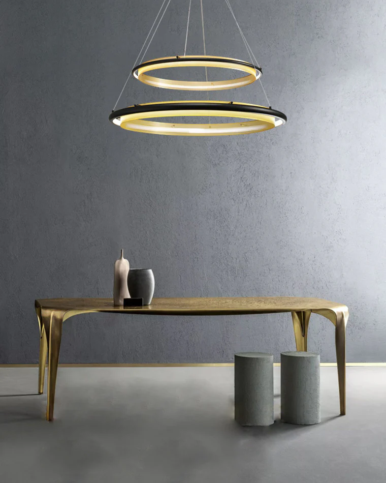 WOMO Tiered Circular Led Chandelier-WM2119b - Image 10