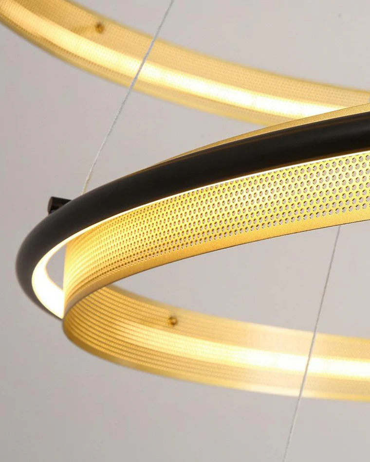 WOMO Tiered Circular Led Chandelier-WM2119b - Image 14