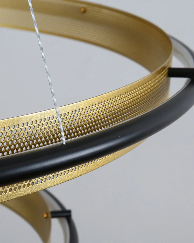 WOMO Tiered Circular Led Chandelier-WM2119b - Image 15