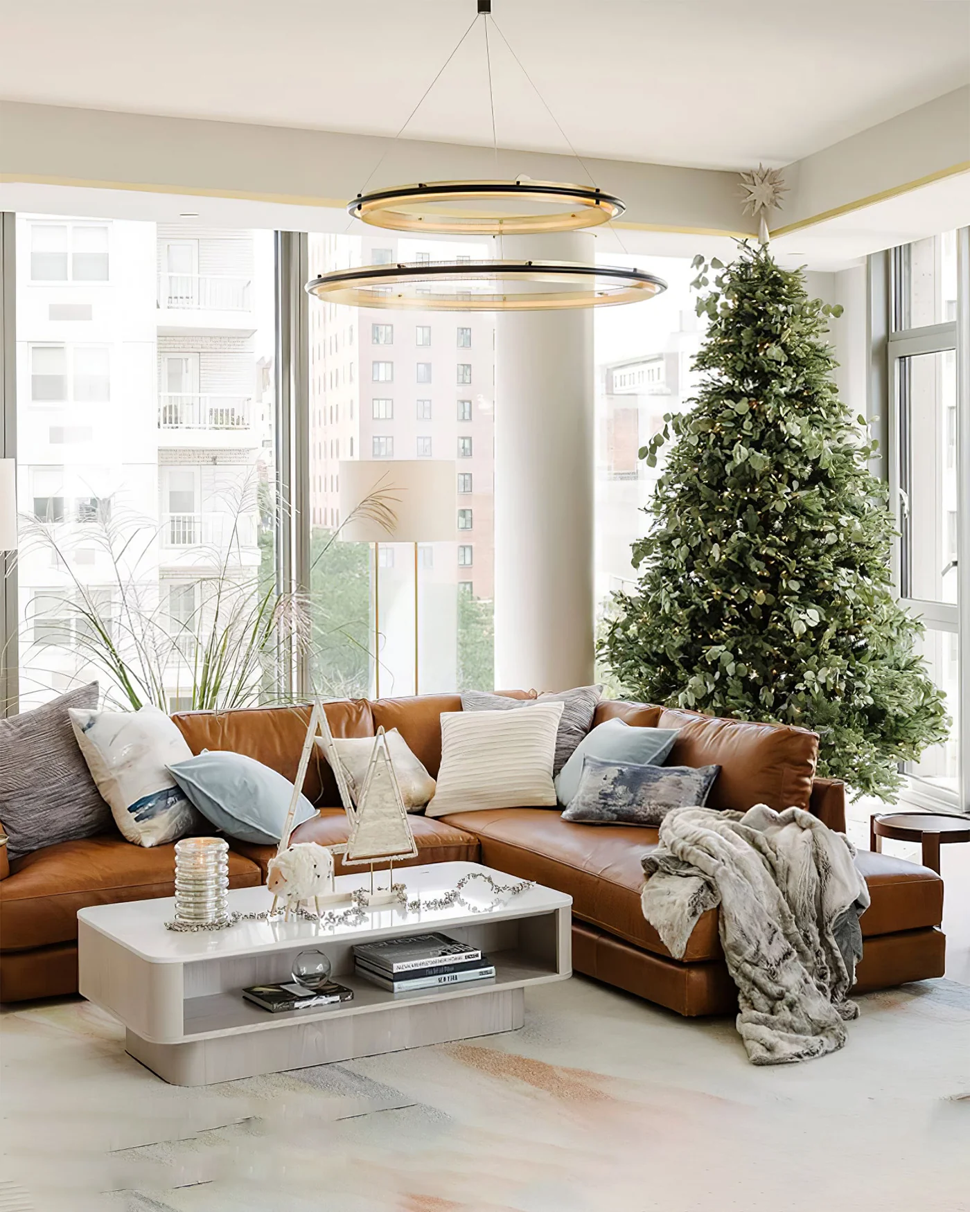 WOMO Tiered Circular Led Chandelier-WM2119b - Image 4