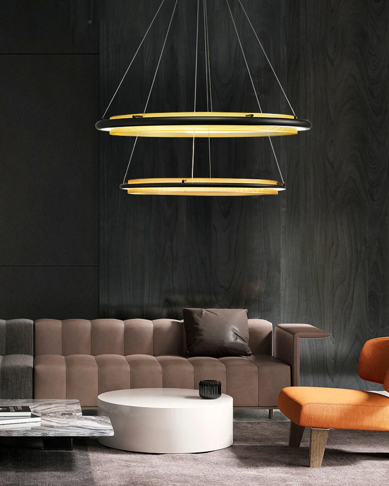 WOMO Tiered Circular Led Chandelier-WM2119b - Image 9