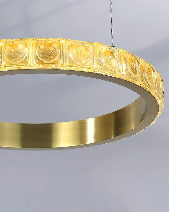 WOMO Circular Led Crystal Chandelier-WM2549a - Image 9