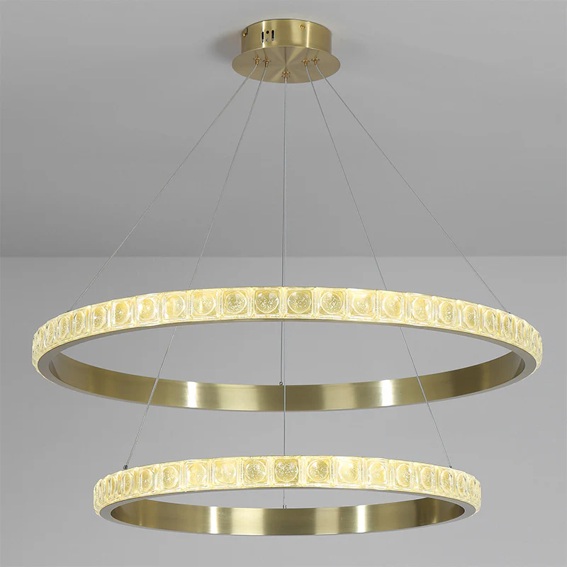 WOMO Tiered Ring Led Crystal Chandelier-WM2549b - Image 19