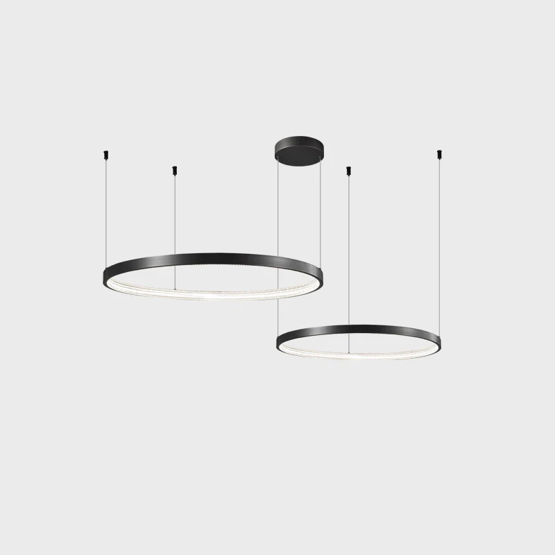 WOMO Tiered Circular Led Brass Chandelier-WM2345 - Image 20